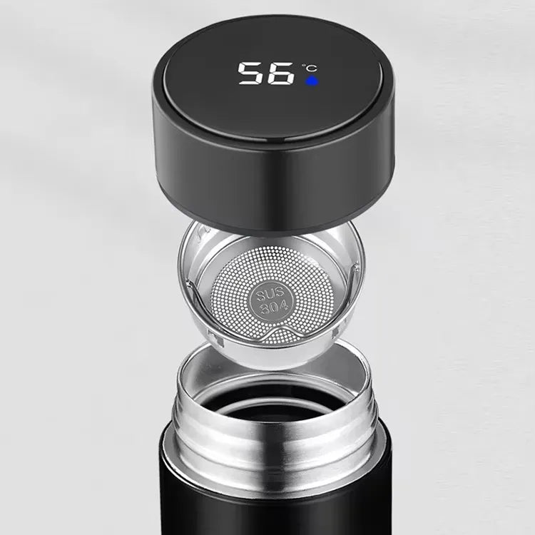 LED Temperature Display Water Bottle