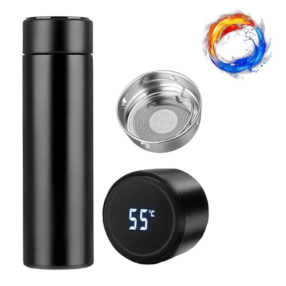 LED Temperature Display Water Bottle